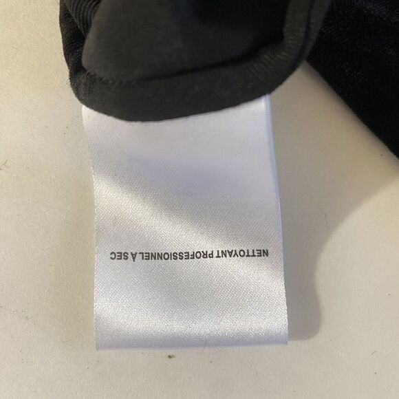 GO SILK Women's M Velvet Black Jacket Silk Blend Long Sleeves Regent Holidays - Picture 8 of 12